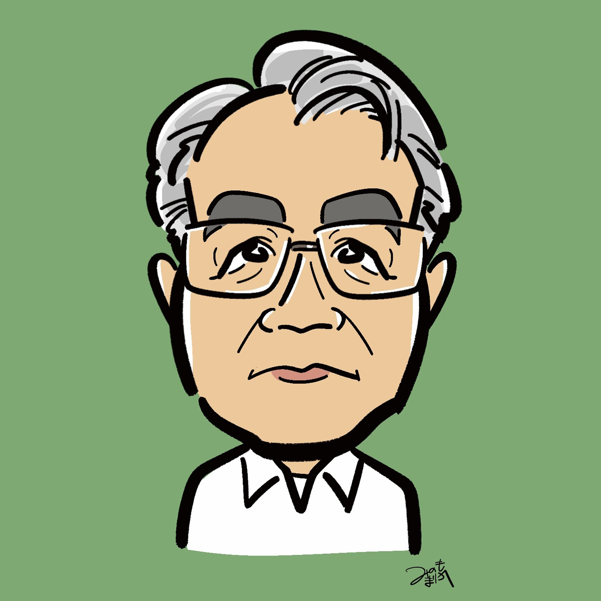 大嶺 隆志 似顔絵